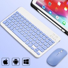 Rechargeable Wireless Bluetooth Keyboard Mouse Combo For iPad Phone Tablet PC picture