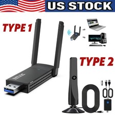 USB 3.0 Wireless WIFI Adapter 1300Mbps Long Range Dongle Dual Band Network lot picture