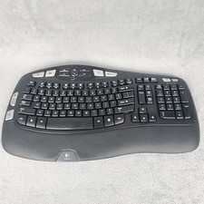 Logitech Wave Cordless Keyboard Y-RCP140 Wireless Ergonomic Black No Receiver picture
