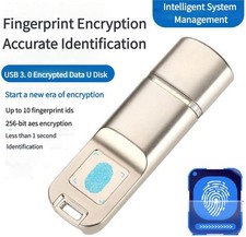 8-256GB Fingerprint Encryption Secure Unlock USB 3.0 Data Storage Flash Drive picture