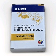 🔥BRAND NEW ALPS Metallic Gold PRINTER INK CARTRIDGE MD SERIES - FAST SHIP picture