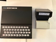 Vintage 1982 Timex Sinclair 1000 Personal Computer and expansion module picture