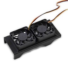 Universal Half Height PCIE Card 50mm Cooling Fan(s) Included + Shroud Cooler picture
