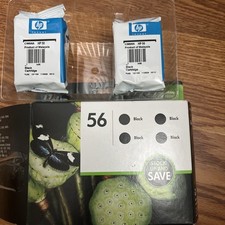 HP 56 Quad Black Pack Value Pack Expired 2013 2 Pack Only picture