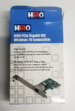 HiRO PCIe Gigabit NIC Windows 10/11 Compatible Lan Card - Brand New in Box picture