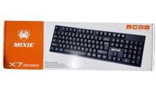 MIXIE X7 USB STANDARD USB KEYBOARD - WIRED, ERGONOMIC, FULL SIZE - BLACK picture