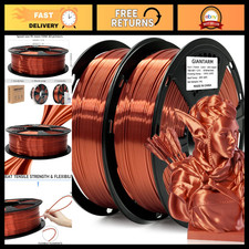Metallic Copper PLA 3D Printer Filament 1.75mm - 2kg High-Quality Silk Finish picture