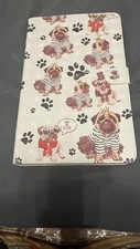CASE COVER FOR APPLE IPAD|CUTE PUG PUPPY DOG CANINE PATTERn picture