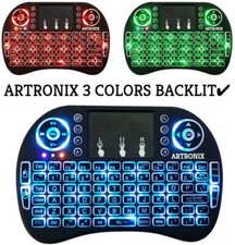 3 Colours Backlight Multi-media Portable Wireless Mini Keyboard Touchpad Mouse  picture