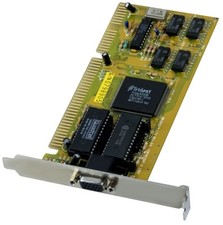 GRAPHICS CARD TRIDENT TVGA9000B 512KB 9016X2/4 LT2 FPM ISA picture