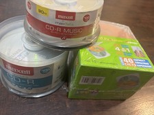 Maxell MaxData CD-R 50 Pk 30 pk & jewel case pk Recordable Compact Discs  picture