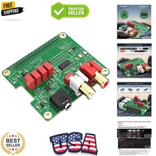 HiFi DAC HAT for Raspberry Pi 5/4/3B+/Zero | 384kHz/32bit DAC Audio Card Expa... picture