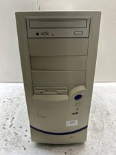 Vintage Retro Beige ATX Desktop Computer Sleeper Case picture