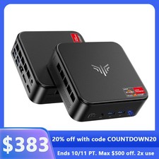 KAMRUI K1 MINI PC Windows 11 Pro, AMD Ryzen 5 7430U, 32GB DDR4 512GB SSD WiFi 6 picture