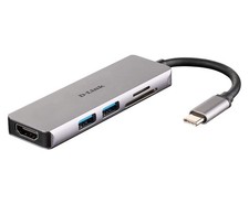D-Link USB C Hub 5-in-1 with HDMI & SD & microSD USB-C 5 in 1 w/ picture