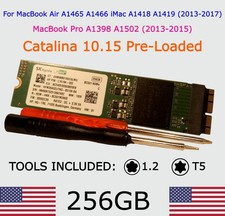 2014 MacBook Air 256GB Solid State Drive A1465 A1466 - macOS Catalina Preloaded picture
