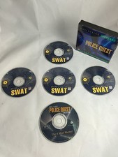 NEW Vintage Police Quest SWAT WINDOWS DOS PC Game Daryl Gates Sierra Collection picture