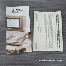 Atari 1040st Sales Brochure Pamphlet Power Without Price Vintage 80s warranty picture