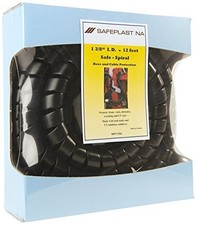 Spiral Wrap Hose Protector, 12ft Length, 1.5