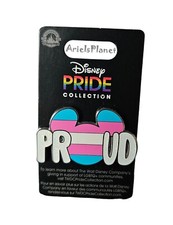 Disney Parks Pride Collection Mickey Ear Icon Pin - Blue & Pink picture