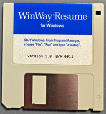 WinWay Resume for Windows Version 1.0 3.5