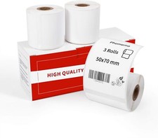 White Square Sticker Label Self-Adhesive Tag Phomemo M110/M220 Lable Paper US picture