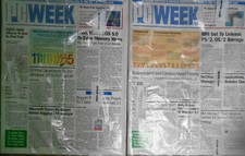 PC WEEK - 2 issues, 1990, March 12 & April 30th - new, sealed picture