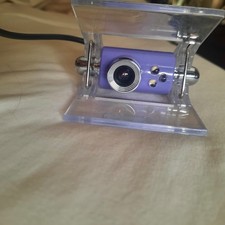 ​Vintage Purple USB Web Camera with Microphone & LED Lights - PC/Laptop Clip-On picture