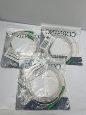 3pk Corning 444401UR1BF016F Fiber Optic Patch Cable SC APC SMF 5.0m White picture