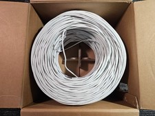 ADI PRO 0E-CAT5PWH CAT 5E Plenum Cable, 1000' Box, 24/4PR, SOL, White picture