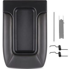 SCITOO Center Console Lid Replacement Kit for 1999-2007 For Chevy Dark Grey  picture