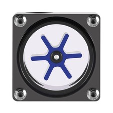PC Water Cooling Flow Meter Indicator - G1/4 Threaded, 6 Impeller, 3-Way Design picture