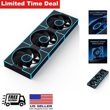 3-Pack 120mm Addressable RGB Cooling Fans for PC Case High Airflow 58 CFM picture