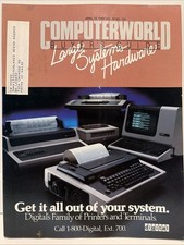 Vtg 1984 Computerworld Large System Hardware Buyer's Guide 4/18/84, 380 pgs EUC picture
