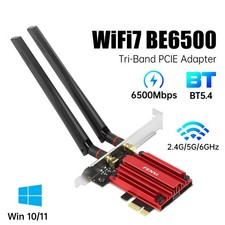 PCI-E WiFi 7 Desktop Adapter MT7925 Tri-Band Bluetooth 5.4 802.11be Network Card picture