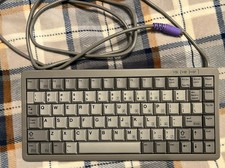 CHERRY G84-4100 PS/2 Low Profile Mechanical Keyboard Gray - Tested Working picture