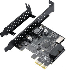 PCIe Expansion Card 19Pin USB 3.2 Gen1 5Gbps Type-E A Key Controller picture
