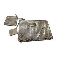 Lilly Pulitzer Padded Tech Sleeve w/ Small Charging Cord Zip Pouch Gold NWT picture
