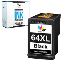 CMYi Compatible HP 64XL Black Color Ink Cartridges Lot 64XL Cartridge Combo Pack picture