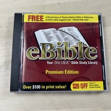 eBible Premium Edition CD-ROM Bible Study Library Software for Windows PC picture