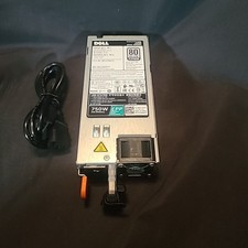 Dell 750W 80 Plus Platinum PSU Model D750E-S6 With Power Cord  picture