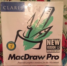 CLARIS MacDraw Pro - Apple Macintosh Vintage Brand New Sealed RARE picture