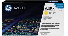 HP 648A Yellow Original LaserJet Toner Cartridge, CE262AC CE262A Genuine OEM picture