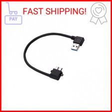 Right Angle Micro B USB 3.0 Cable for Seagate or Toshiba External Hard Drive Cor picture