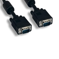 KNTK 10' SVGA Video Cable 28AWG HD15 15Pin for TV PC Monitor Display Projector picture