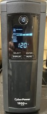 CyberPower CP1500AVRLCD 1500VA 900W 120V 12-Outlet Black UPS Backup NO BATTERIES picture