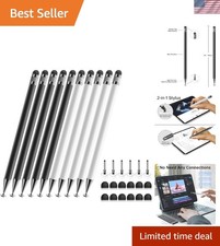 Versatile 2-in-1 Stylus Set - 10 High Sensitivity Pens for Modern Devices picture