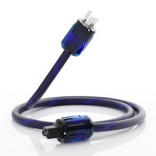 12AWG Audiophile Power Cord 125V 15A Rhodium Plated Plug 1.5M picture