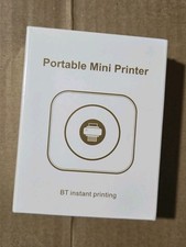 Portable Mini Printer- BT instant Printing- Fun Print App - Photos Website Label picture