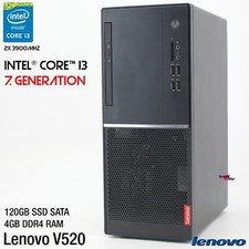 IBM LENOVO V520 I3-7100 Computer PC RS-232 Windows 10 120GB SSD SATA 4GB DVDRW picture